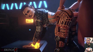 Widowmaker's Fat Ass Makes You Cum in Your Own Face, Tattooed Babe Jack Jack Anal