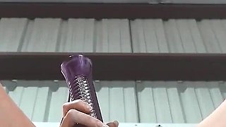 Strap on Stories - Daily Pegging Day 122 - He Can't Quit Cummimg Then I Fuck Myself