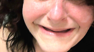 That Mutherfucker Chased Her Down to the Toilet N Jerked off in Her Face
