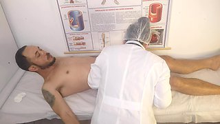Nurse Has Her First Patient with an Erect Penis!