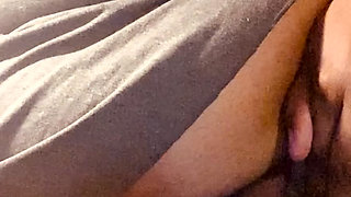 Playing with my 8 inch dildo