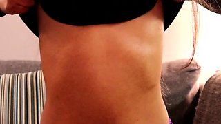 Big boobs milf masturbates with her dildo