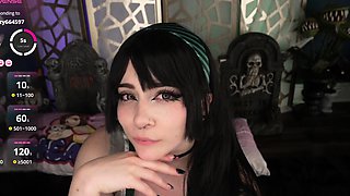 Brunette lesbian bites sexy ass