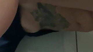 Amateur Sex in the Bathroom with Stepdaughter