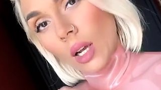 Blonde emo amateur solo masturbation