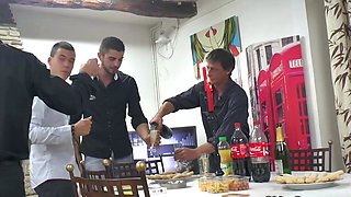Dinner and amateur group swinger sex with mature ladies