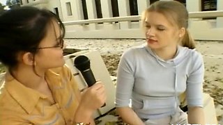 College girls lesbian tryst: Licking, Babe  Fansly Porn