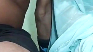 Blue Saree Wearing Bhabhi Fuck with Hostel Boy Fuck Young Bhabhi with Blue Saree