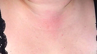 Stepmom to Fuck Her Huge Mouth Then Covers with a Huge Ejaculation of Sperm Over Her Tits