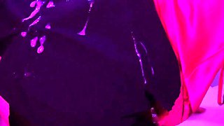 Sexy Business Woman with Boss in Office Restroom for Ripping off Nylon Sex