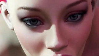 Neon Heat. Passionate Sex with Busty Hot Street Girl in the Neon Room