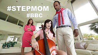 BBC Teacher Charlie Mac Fucks Stepmom Kitana Flores & Paris Lincoln in Hot Threesome