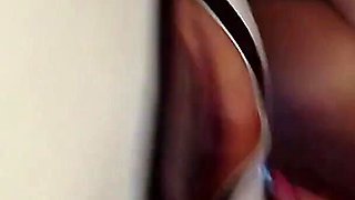 MILF with Pantyhose, High Heels, Perfect Tits and Big Ass Gives Blowjob with Cum in Mouth