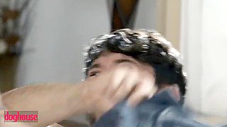 Pretty Girl Gets Her Pussy Filled With Cum By Her Roommate After They Fuck On His Bed