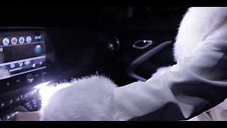I Publicly Gave a Blowjob in the Car, It Was My First Time, I Was All Splattered with Cum, My Whole Face Was Covered in Drool, the Dick Was so Tasty