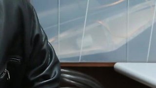 Theft suspect gets fucked hard