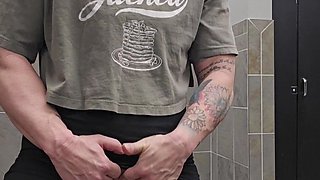 Secret Masturbation After Lift