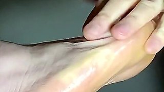 Sexy Amateur Handjob Beautiful Foot Big Cumshot