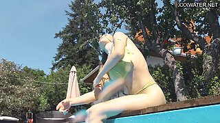 Nude underwater, most perfect, taut