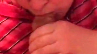 Cum hungry wife.... Swallows my tasty cum