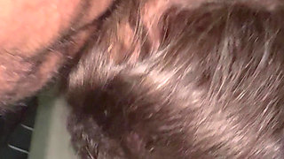 Bonemaiden Sucks Her Man Sitting on the Toilet trying to Pee