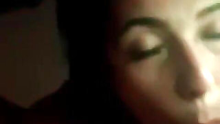 I Wanted to Record a Song and It Ends with a Blowjob and with Milk in Her Mouth