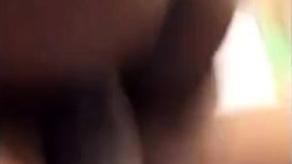Freaky Black Beauty Rides Hard and Finger-Teases