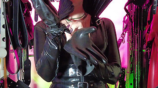 Eva Latex Rubber Dress Solo Mistress Femdom BDSM MILF