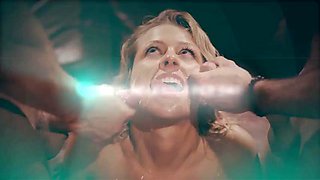 Haley Reed And Hazel Gracee Ride Barman s Big Dick And His Face Hard With Cum Swap