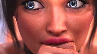 Caught My Hot Step Sister Masturbating Then She Help Me to Cum Quickly - 3D Hentai Animated Porn - Life in Santa County