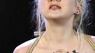 Life with Dr Lomp - part 2 - rough boob punishment with whipping and nailing
