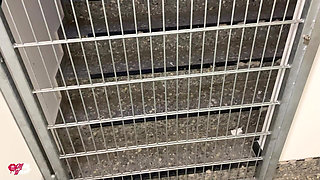 Cute Blonde Bitch Remote Controlled in Public!!