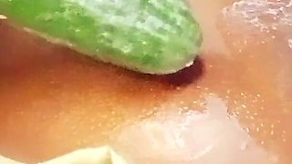 Creamy Cum.so Wet.big Cucumber Fuck