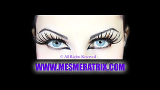 Femdom latex chick loves to walk on slaves body