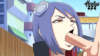 Uncensored Video Konan Naruto Hentai Anime