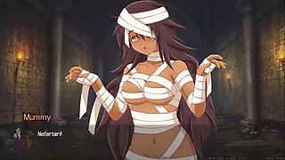 Anime monster girl invites you to play - Mummy girl guide in video games