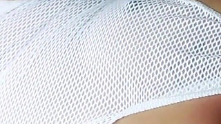 Huge Clit Girl in Threesome Anal Cuckold