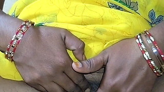 Desi Sexy Stepsister Home Alone Fingaring