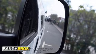 Bangbros - anna cummings comes in the nail bus and offers her ass hole for a hard pounding