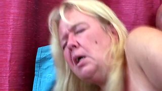 Big Blonde Bitch Fucking Hard