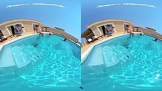 Talia Mint Fucks In Pool