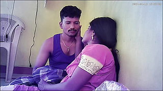 Indian village house wife hot lips kissing ass Housband