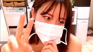 Pretty Japanese teen solo masturbation Uncensored