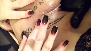 ROMANIAN HOTWIFE CRISTINA CAVARGIC PUSSY FISTING EXPOSED CLOSE UP