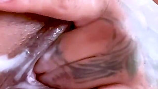 My Creamy Masturbation Before a Date with My Friends