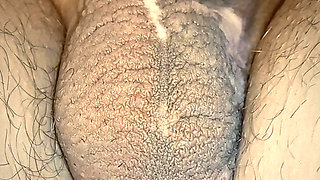 Male Balls During Jerking off.