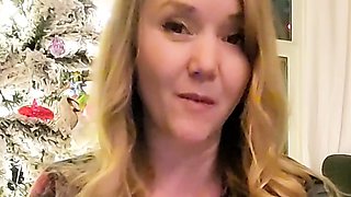 Big Boobed Blonde Masturbates With A Dildo In The Bathroom