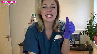 Latex Glove JOI in the Dental Chair Naughty Nurse POV
