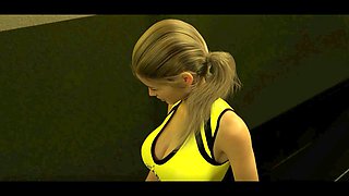 Cartoon movie, futanari cumshot, nurse care