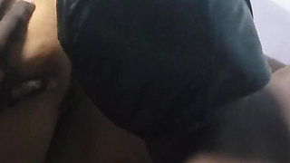 My best friend with a huge cock, playing and sucking my wife